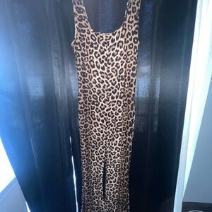Leopard Print Jumpsuit